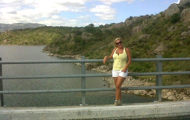 Celeste Benecchi en San Francisco del Monte de Oro, San Luis.