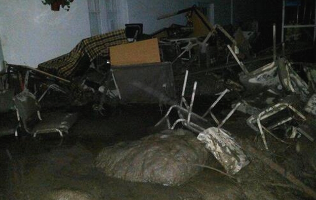 Alud en El Rodeo, Catamarca (Foto: @C5N)