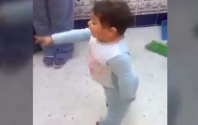 El Juanito, el pequeño bailarín de flamenco.