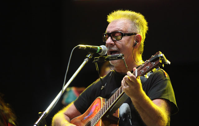 León Gieco fue la figura central de la séptima luna coscoína.