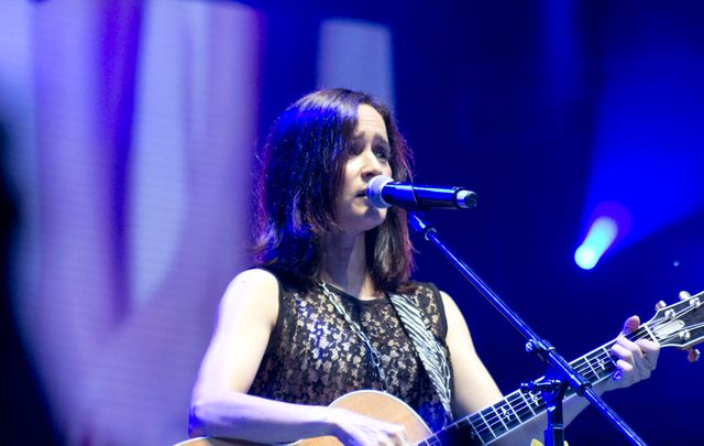El Anfiteatro volvió a mostrarse colmado en la cuarta noche (Foto: David Peralta).