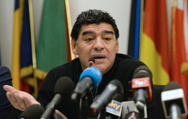 FOTO: El astro habló en una conferencia de prensa en Río Tercero.