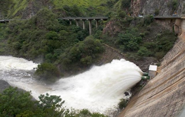 La tradicional cola de novia, atractivo de los turistas.