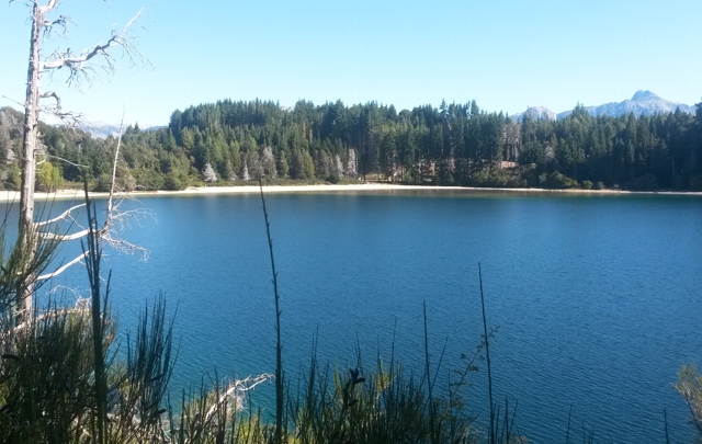 El lago Nahuel Huapi, en Bariloche.
