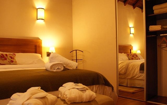 La suite de las cabañas, un espacio confortable y de nivel.