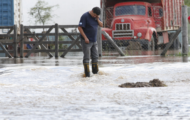 Llegó el pico de la creciente del río Ctalamochita a Villa María.
