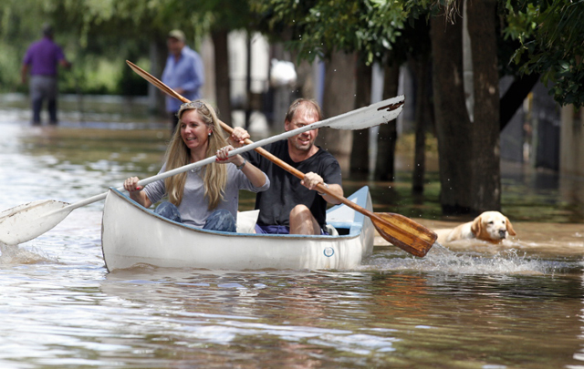 Llegó el pico de la creciente del río Ctalamochita a Villa María.