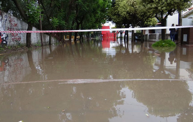 La esquina de Tucumán y España, en Bell Ville.