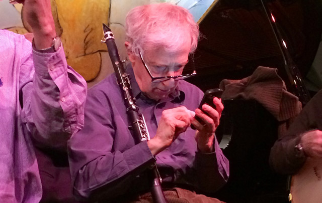 Woody Allen en el Café Carlyle.