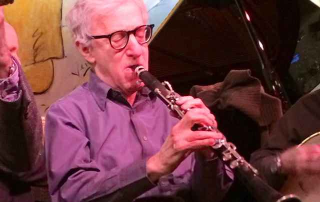 Woody Allen en el Café Carlyle.