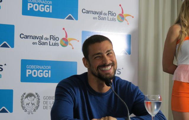 El galán brasilero conquistó a todas con su sonrisa.