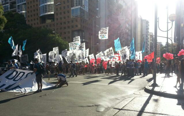 Marcha por el Día de la Memoria en Córdoba.
