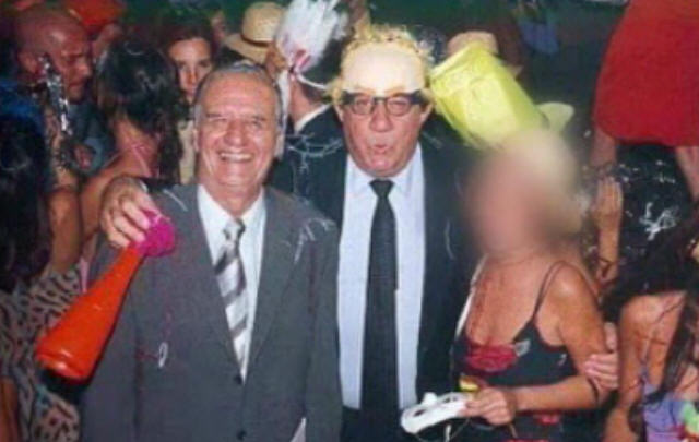 La primera foto que se conoció del juez y el empresario.