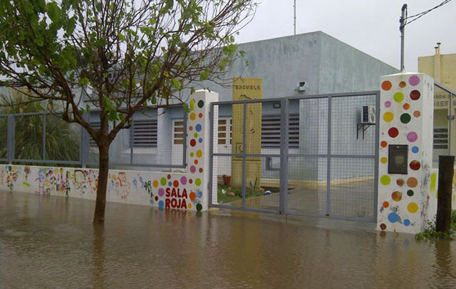 En abril de 2014, el pueblo quedó totalmente cubierto por el agua (Foto: archivo). 
