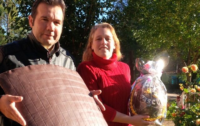 Los docentes que impulsaron la iniciativa.