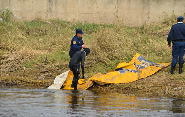 FOTO: El cuerpo de Abril fue hallado cerca del vado Sargento Cabral (Foto: Eduardo Juárez).