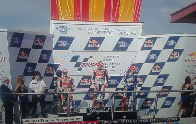 El podio de la máxima categoría estuvo integrado por tres españoles.