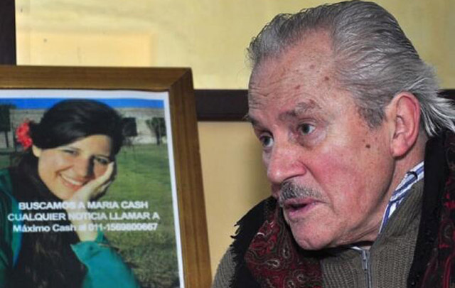Federico Cash había iniciado la búsqueda de su hija hace 33 meses.