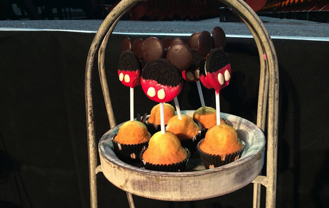 Parte de la recepción que se preparó para los periodistas.