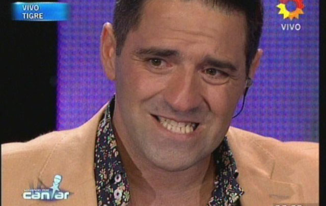 Mariano Iúdica antes del tratamiento dental.