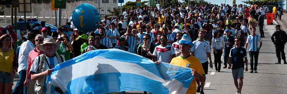El Maracaná abrió sus puertas a las 12 para la final.