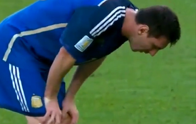 Lio volvió a vomitar durante la final.