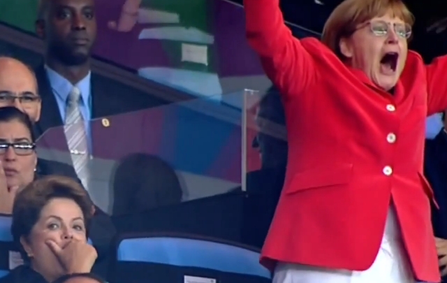 VIDEO: Dilma no festeja junto a Merkel.