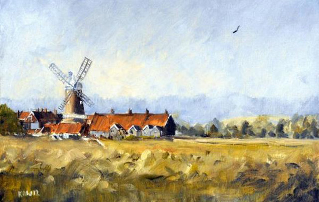 El estilo post-impresionista sobresale en la obra del ''Mini Monet''.