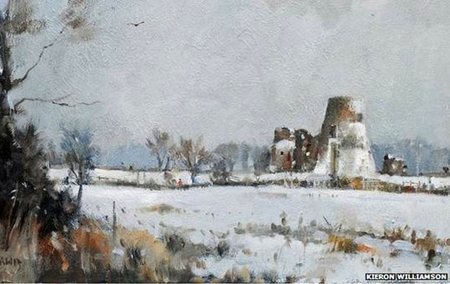 El estilo post-impresionista sobresale en la obra del ''Mini Monet''.