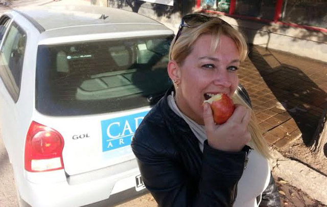 Celeste Benecchi se animó al desafío.