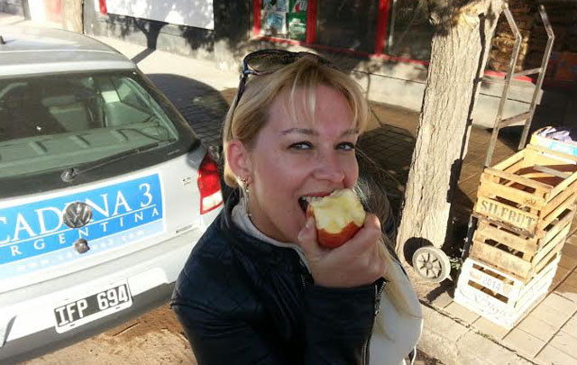 Celeste Benecchi se animó al desafío.