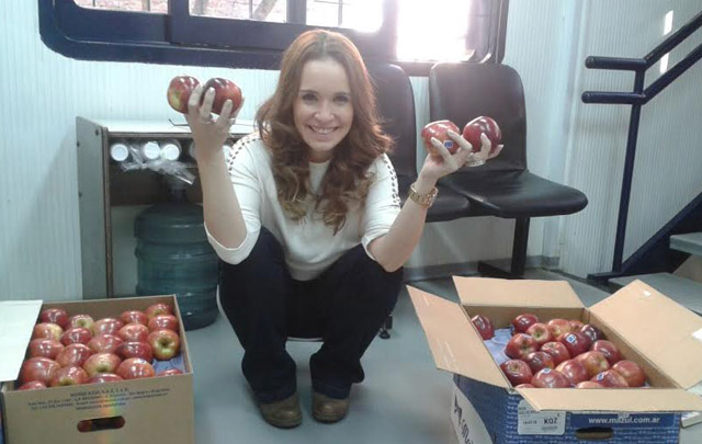 Agus Vivanco también participó del desafío.