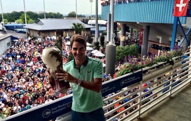 Federer, de 33 años, sumó su sexto título en Cincinnati.