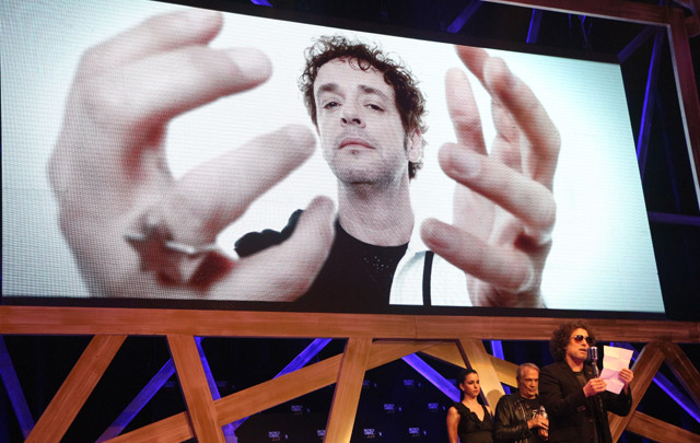 Homenaje a Gustavo Cereati en los Premios Gardel 2014.