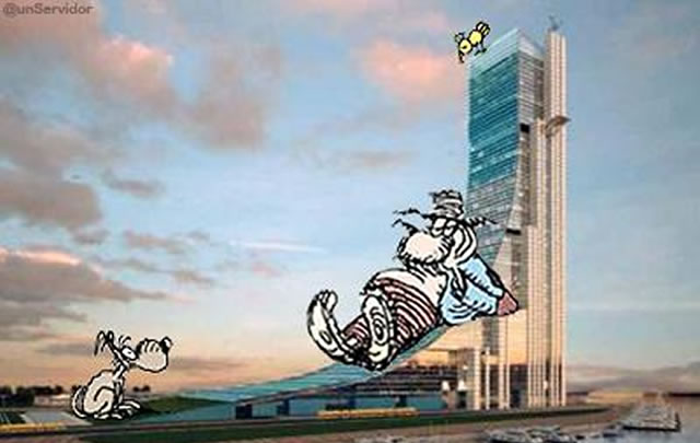 Las divertidas imágenes explotaron en las redes (Foto: @unServidor)