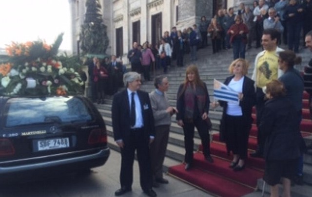 Uruguay despide a China Zorrilla. (Foto elpais.com.uy)