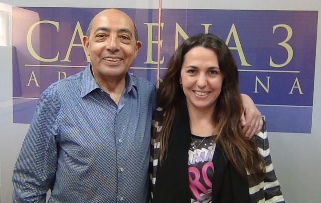 Mario Pereyra y Narda Lepes en Juntos.