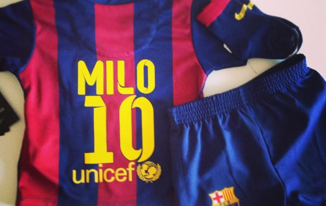 El regalo de Lionel Messi al pequeño Milo.