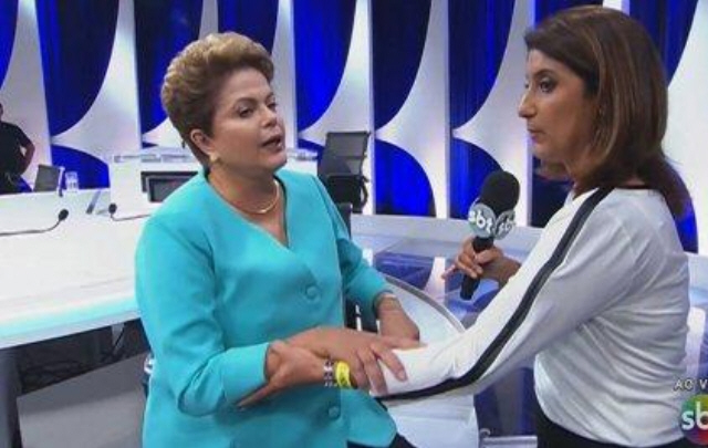 VIDEO: Dilma Rousseff se descompensa en debate por las elecciones