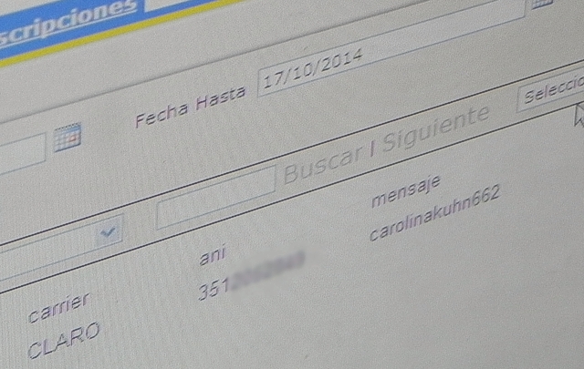 La pantalla muestra la ganadora.