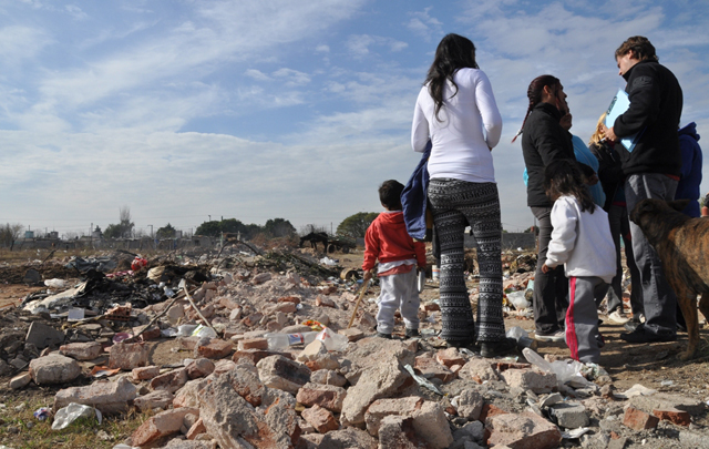 Los vecinos de la zona tuvieron activa participación.