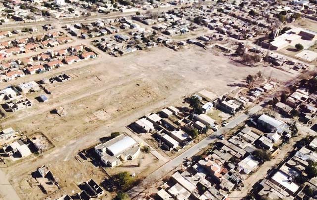 Así estaba el lugar hace un año. 