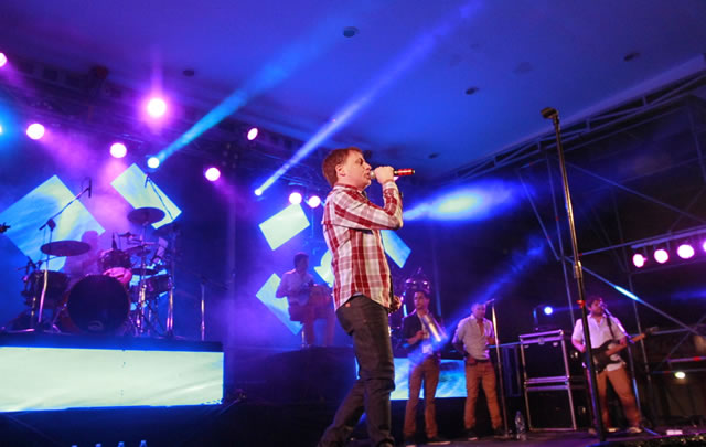 El Colo Gianola animó la velada en Villa Retiro.