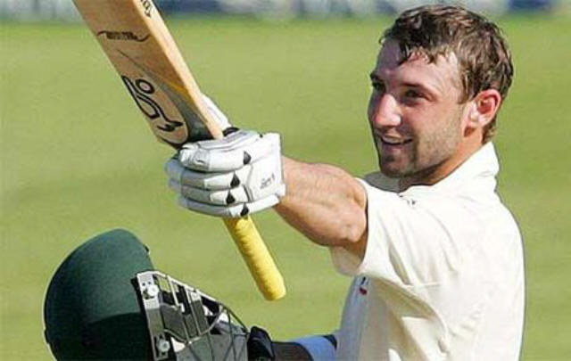 El bateador australiano de cricket Phill Hughes.