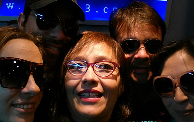 Débora Loza, Franco Mamondes, Ana Castro, Jorge ''Cacho'' Mercado y Yeny Ortega.