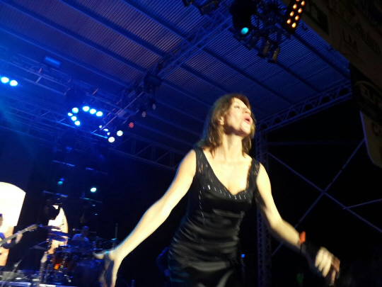 Marcela Morelo fue ovacionada en Villa del Rosario