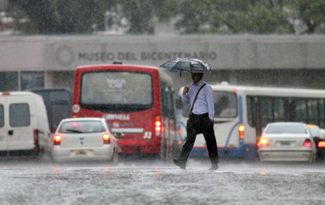 Intensas precipitaciones se registran sobre la ciudad de Buenos Aires (Foto: Archivo)