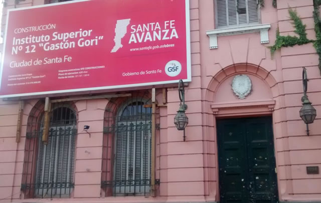 El edificio donde se encontraron los restos.