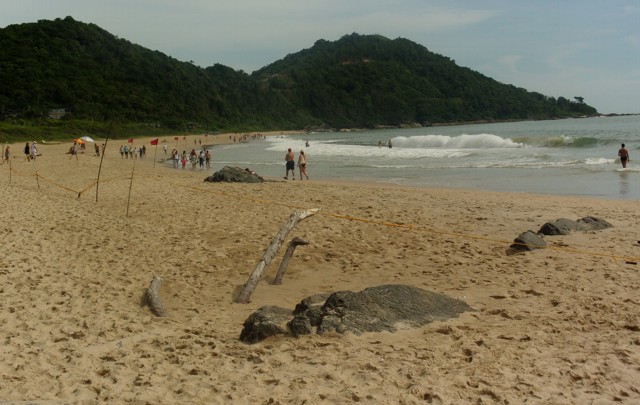 Praia Dos Amores, Camboriú, en el sur de Brasil.