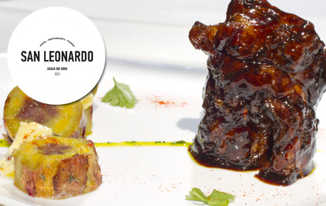 San Leonardo: Bondiola de cerdo a la cerveza roja